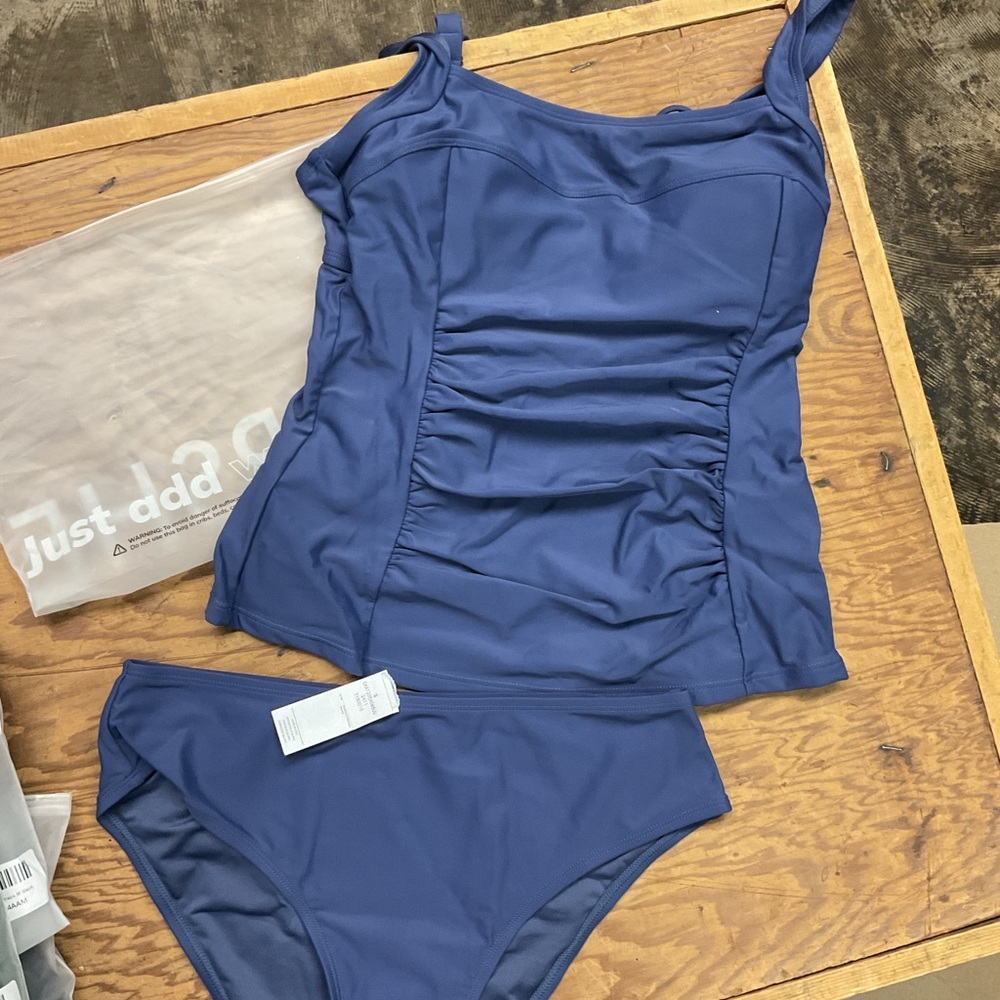Cupshe Blue Tankini Set NWT